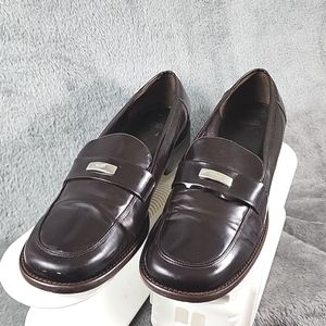 Coach | Shoes | Coach Vintage Womens Leather Loafers Size B Liza